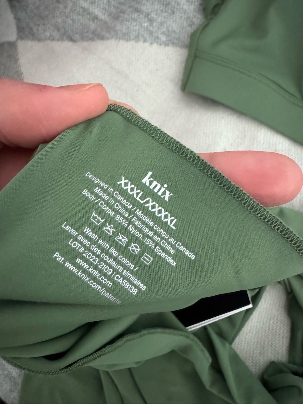 NWT KNIX DEEP V BIKINI TOP+ SARONG Green - Picture 3 of 7